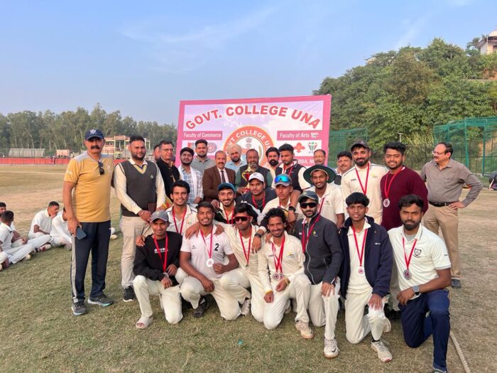 Runners Up Inter College Cricket Tournmanent
